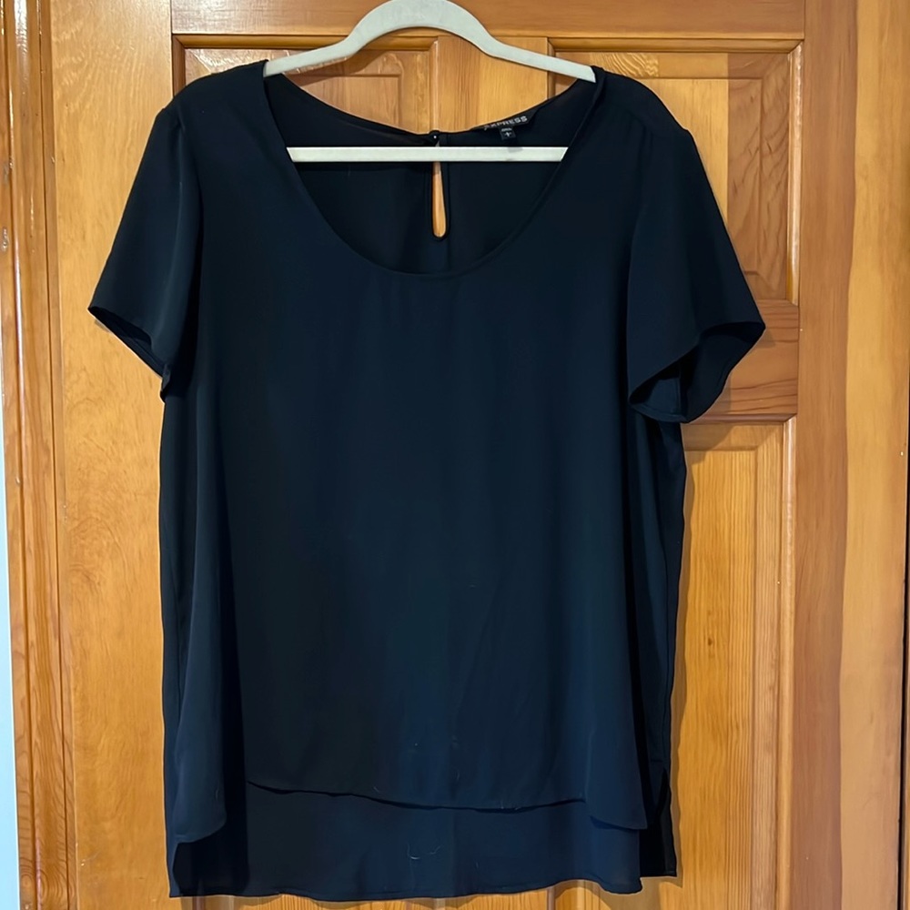 Express- Women’s Blouse- Black- Size L